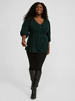 Fit And Flare Softest Flannel Tunic