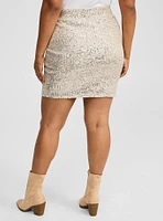 Sequin Mini Skirt