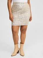 Sequin Mini Skirt