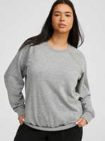 Cozy Fleece Rhinestone Sweatshirt