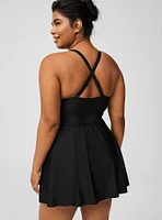 Wireless Corset Swim Dress