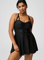 Wireless Corset Swim Dress