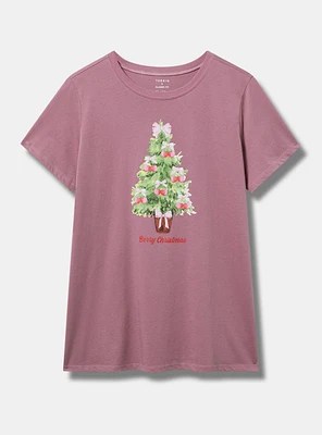 Berry Christmas Classic Cotton Short Sleeve Crew Tee