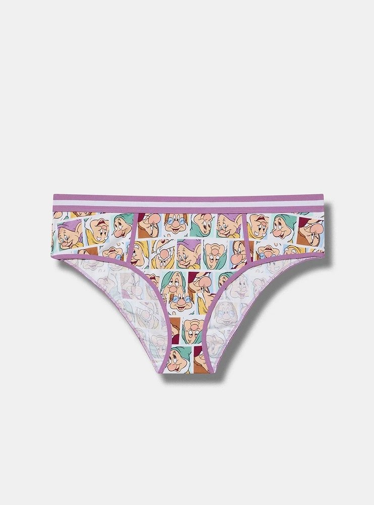 Snow White Mid Rise Cotton Hipster Panty