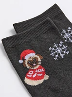 2 Pack Holiday Crew Socks