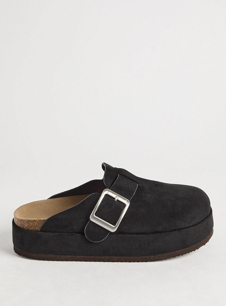 Platform Buckle Clog (WW