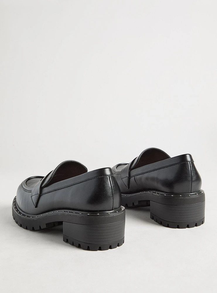 Studded Chunky Loafers (WW