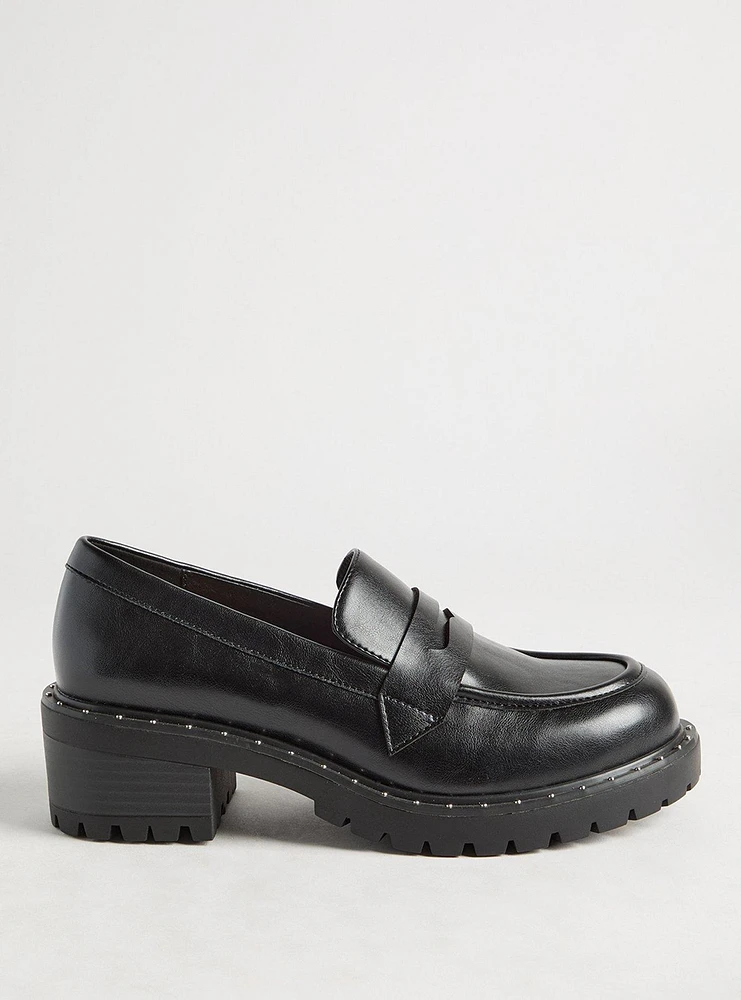 Studded Chunky Loafers (WW