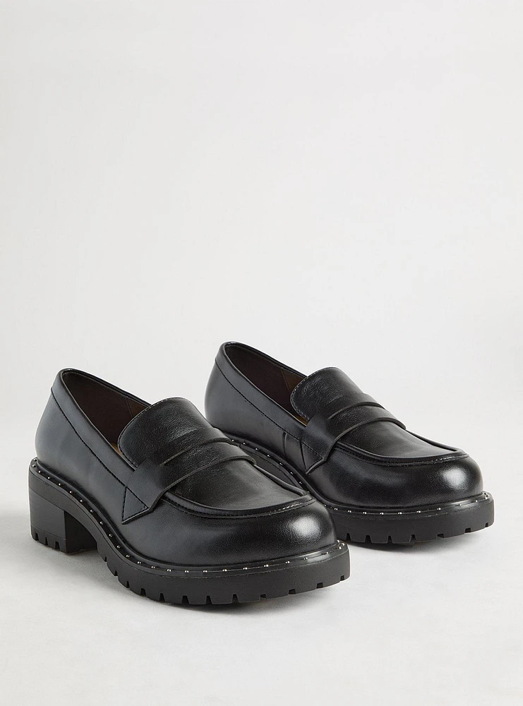 Studded Chunky Loafers (WW