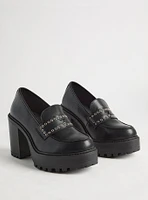 Platform Grommet Loafer (WW