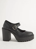 Mary Jane Platform Heel (WW