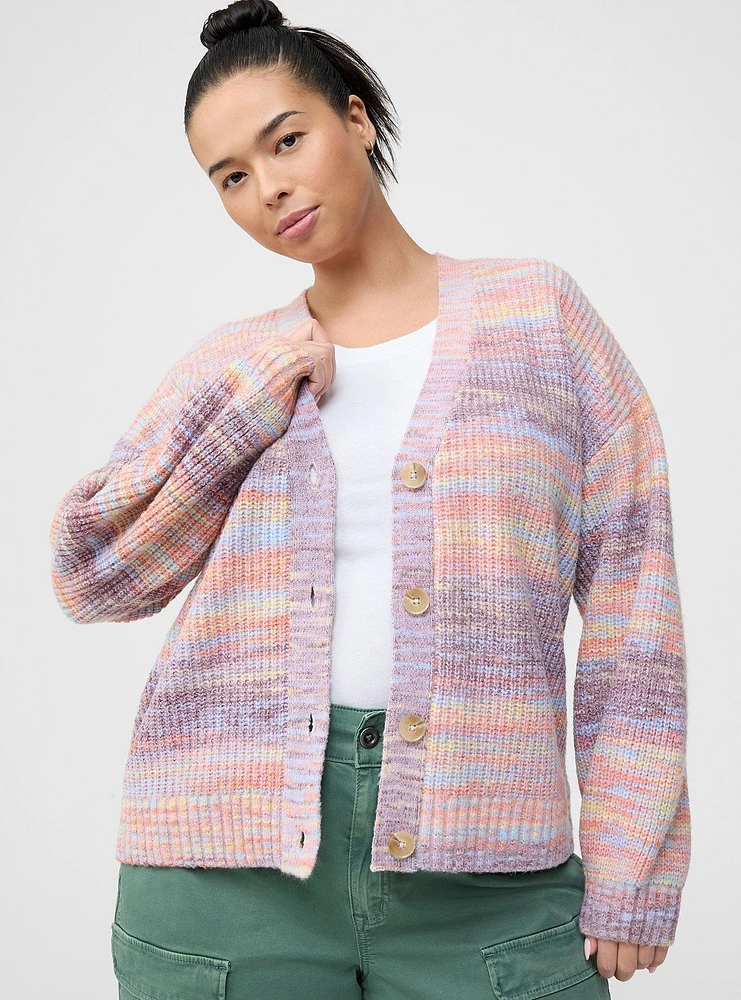 Drop Shoulder Cardigan