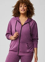 Super Soft Performance Jersey Full Zip Active Hoodie