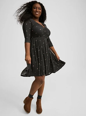 Mini Supersoft Plush Skater Dress