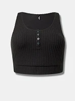 Super Soft Plush Henley Lounge Tank