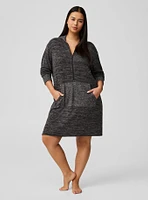 Super Soft Plush Hoodie Lounge Dress