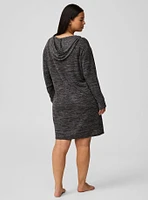 Super Soft Plush Hoodie Lounge Dress