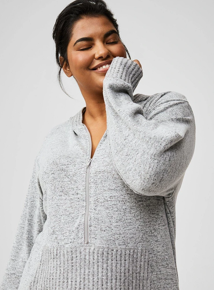 Super Soft Plush Hoodie Lounge Dress