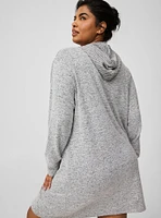 Super Soft Plush Hoodie Lounge Dress