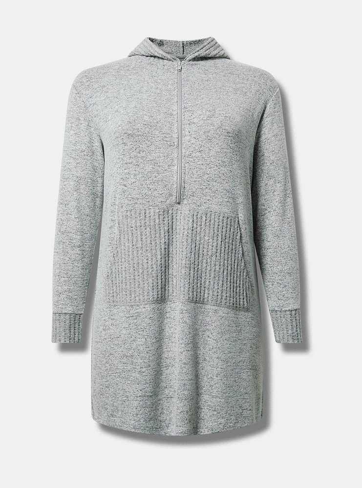 Super Soft Plush Hoodie Lounge Dress