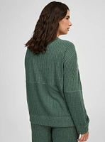 Super Soft Plush V-Neck Sweatshirt