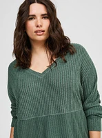 Super Soft Plush V-Neck Sweatshirt