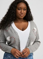 Long Sleeve Hearts Shrug