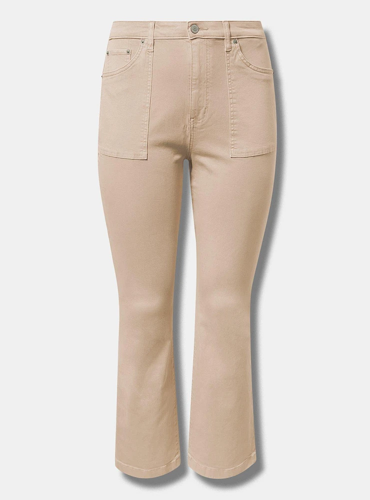 Stretch Twill Utility Ankle Pant