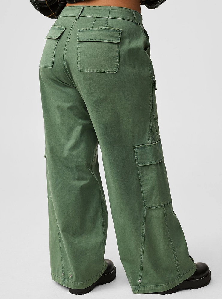 High Rise Baggy Cargo Pant