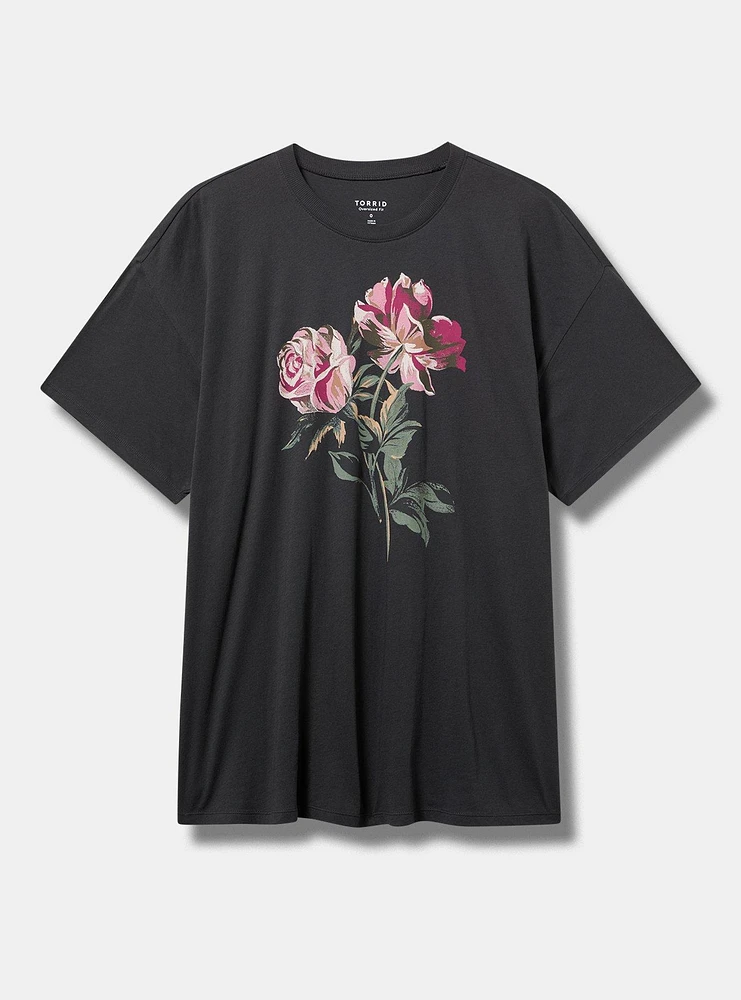 Two Roses Oversized Tunic Tee