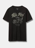 Motorcycle Boyfriend Crew Tee