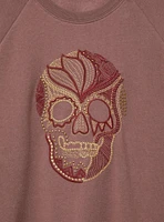 Shiny Skull Classic Fit Sweatshirt