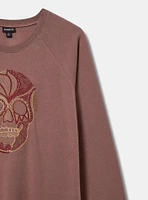 Shiny Skull Classic Fit Sweatshirt