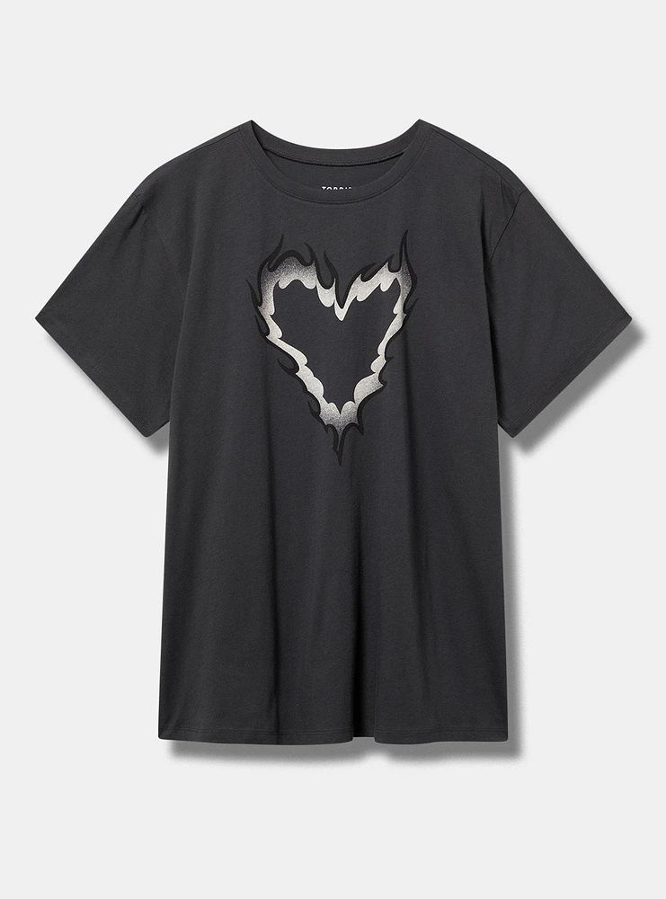 Flame Heart Relaxed Fit Tee