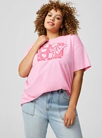 MTV Hearts Oversized Fit Tunic Tee