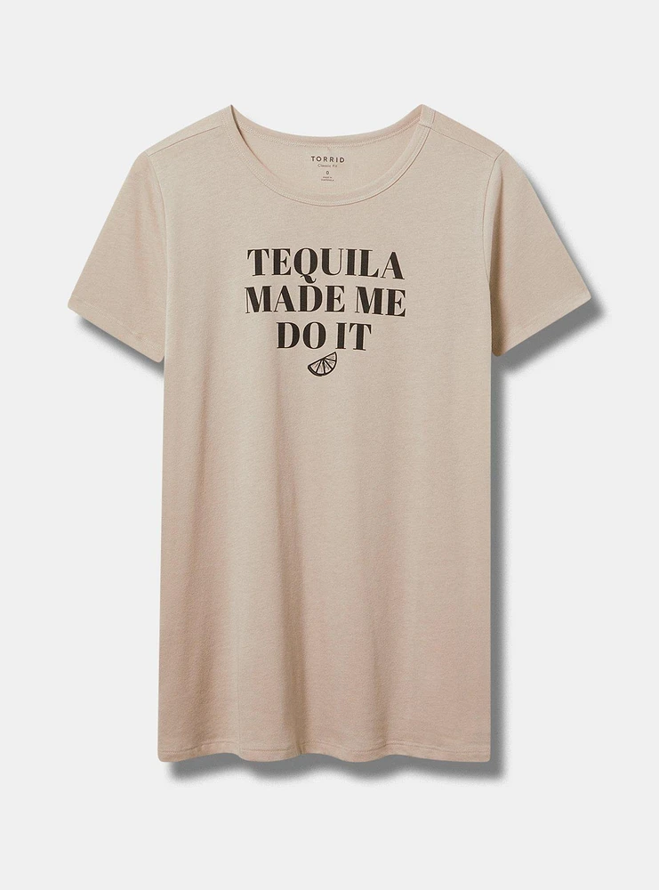 Tequila Made Me Do It Classic Fit Tee