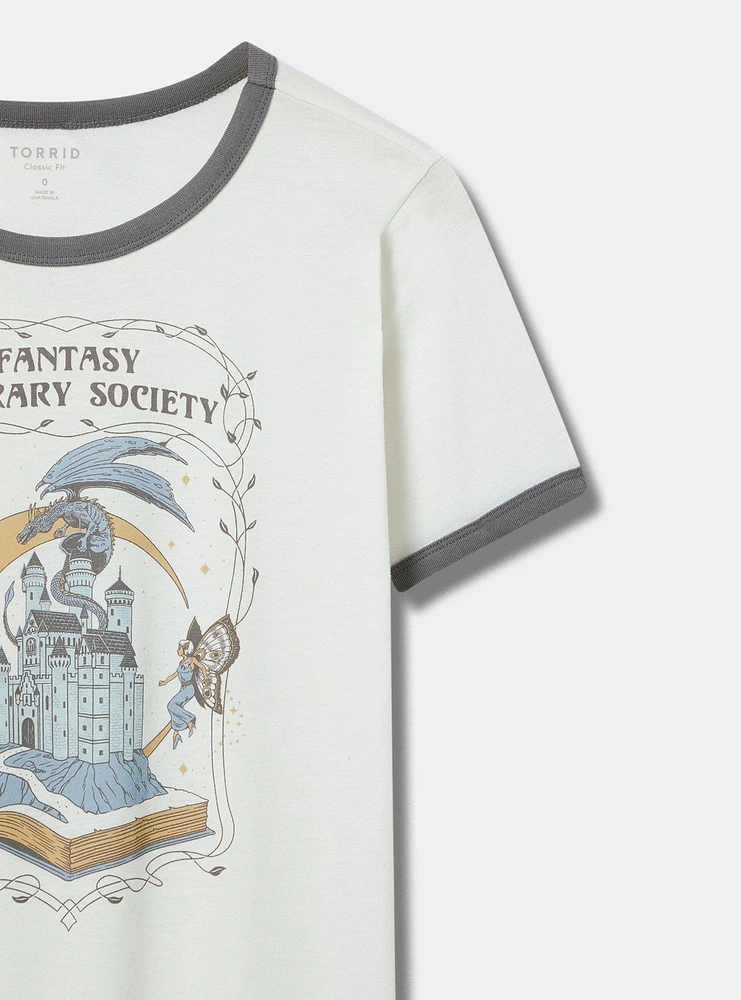 Fantasy Book Classic Ringer Tee