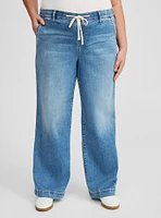 Weekend Wide-Leg Mid-Rise Jean