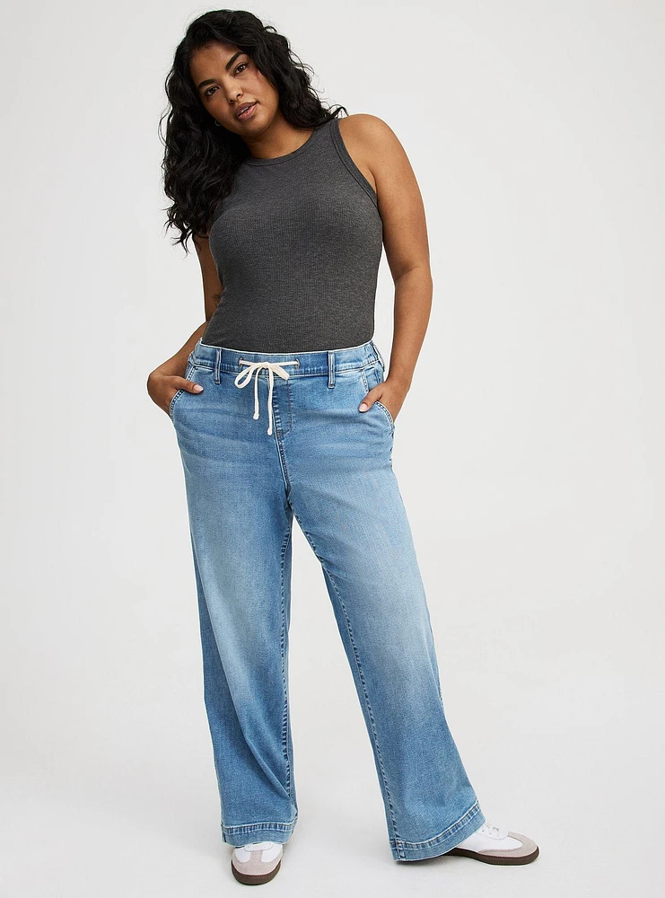 Weekend Mid-Rise Wide Leg Jean