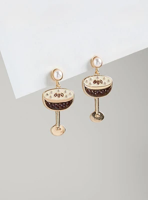 Espresso Martini Statement Earring