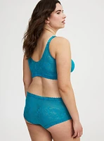Lace Mid-Rise Cheeky Panty