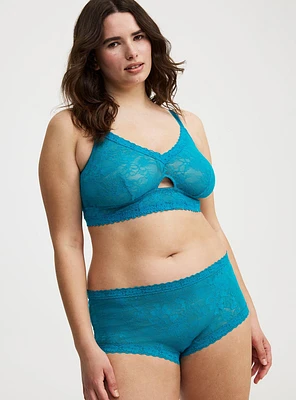 Lace Mid-Rise Cheeky Panty