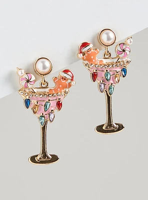 Holiday Cocktail Statement Earring