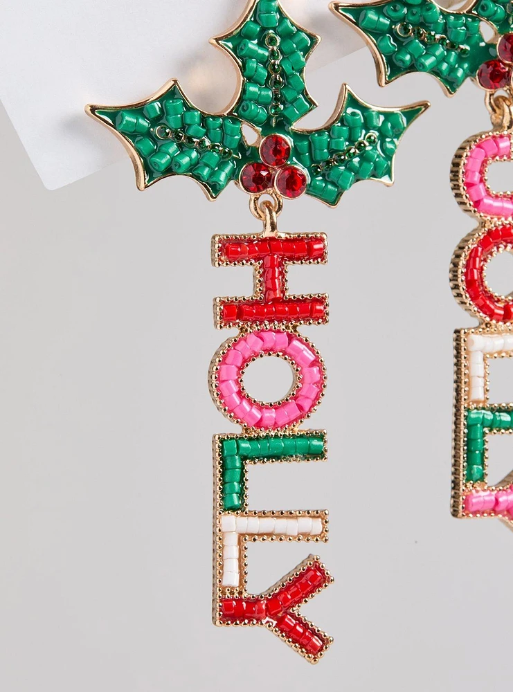 Holly Jolly Statement Earrings