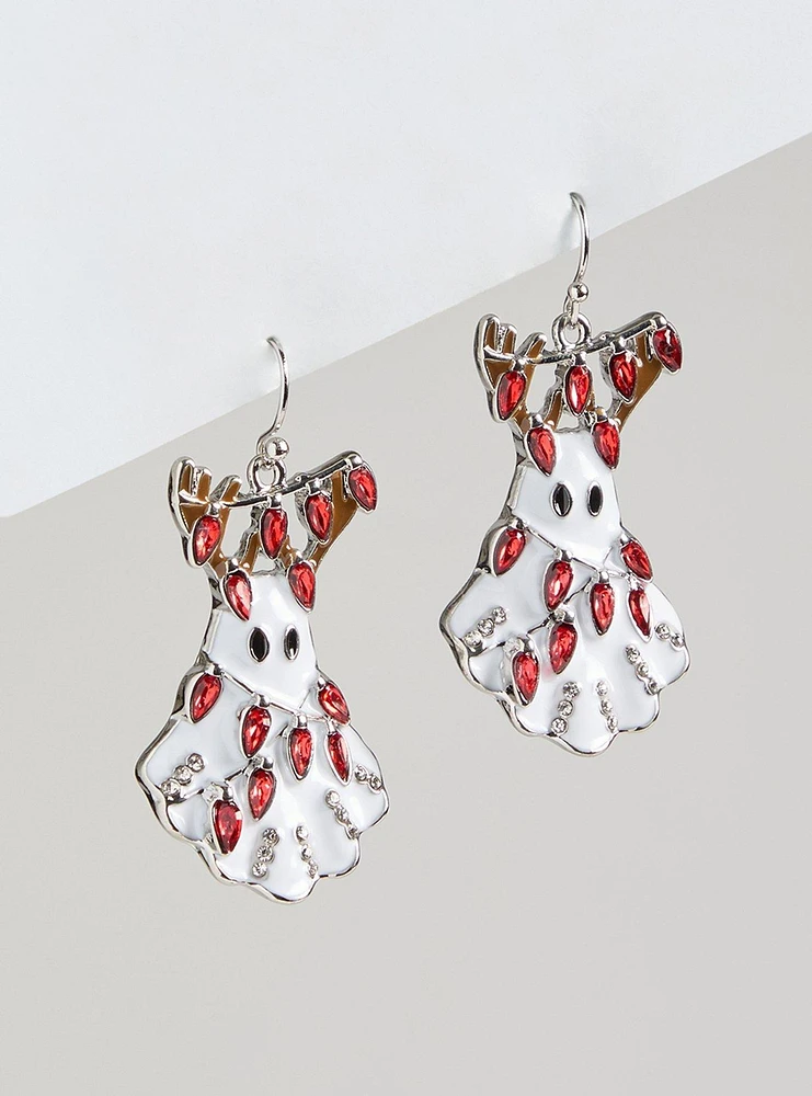 Reindeer Ghost Statement Earring