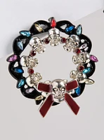 Skull Wreath Statement Earring