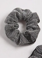 Rhinestone Scrunchie Set