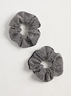 Rhinestone Scrunchie Set