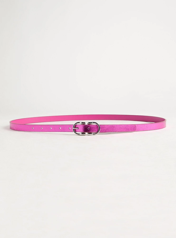 Studded Metallic Belt Set Of 2