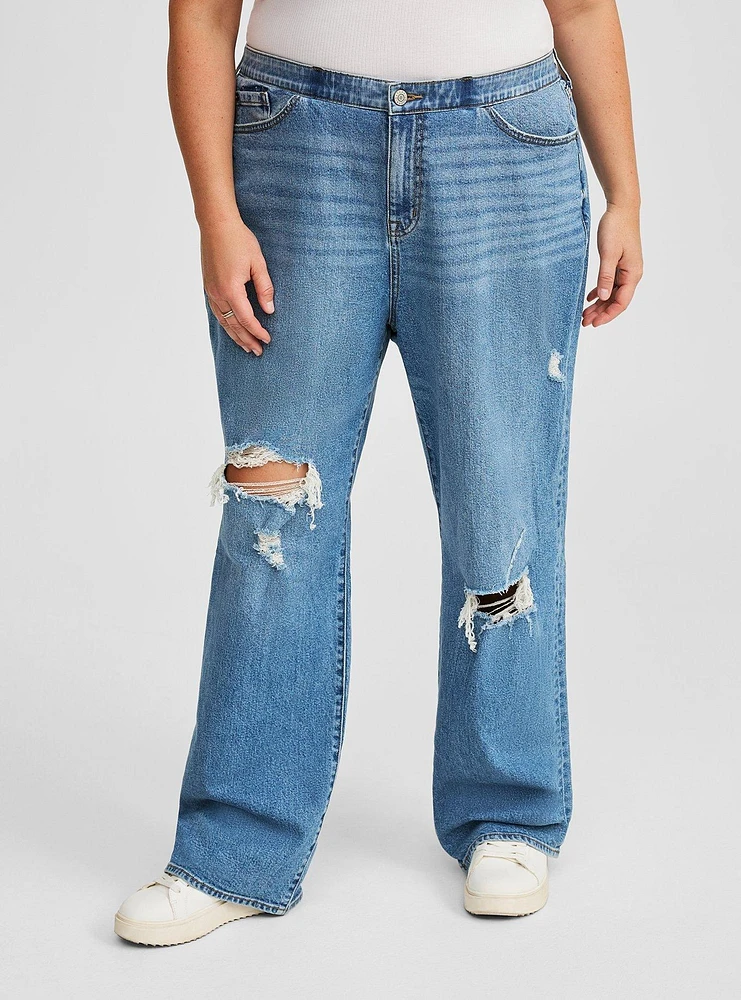 Baggy High-Rise Straight Jean